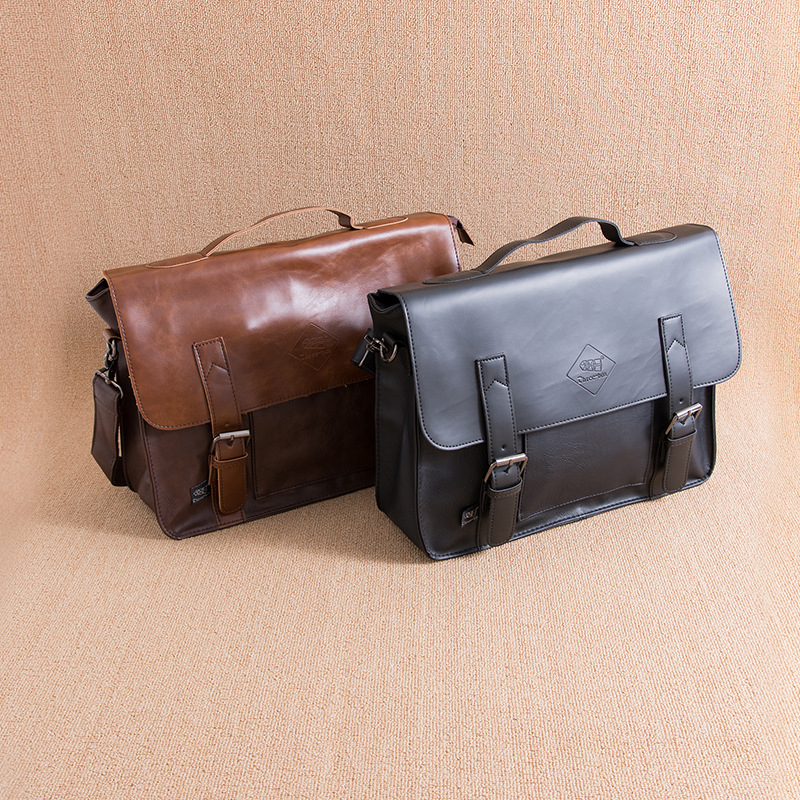 Muška crossbody torba od PU kože | jednobojni uzorak | Ljeto 2025 | Za putovanja u slobodno vrijeme