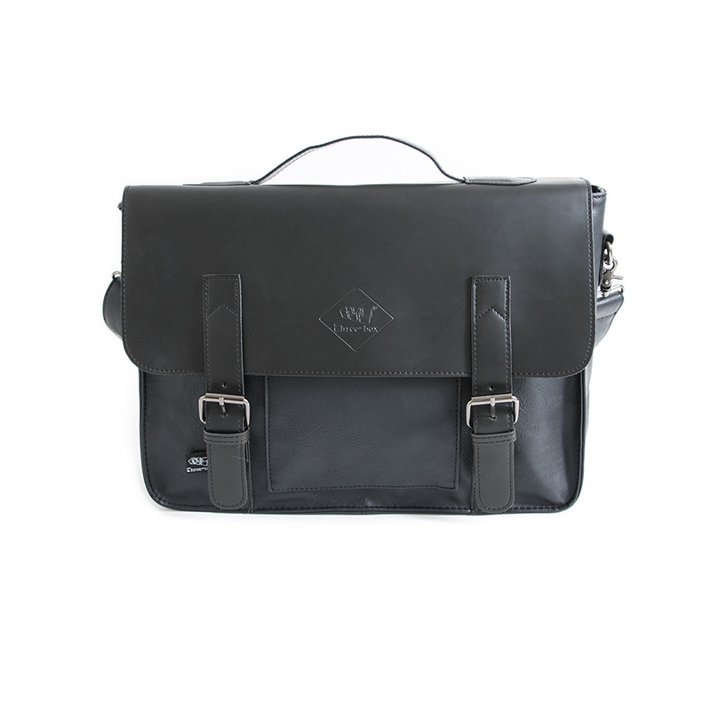 Muška crossbody torba od PU kože | jednobojni uzorak | Ljeto 2025 | Za putovanja u slobodno vrijeme