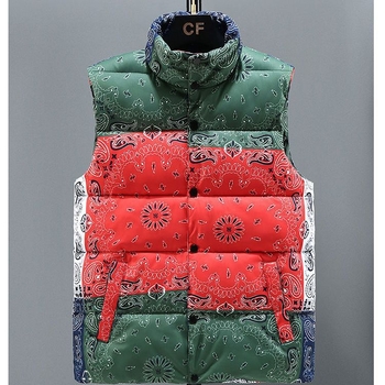 Ανδρικό γιλέκο με κουκούλα από corduroy, εξωτερικό από μαλλί, γέμισμα από βαμβάκι, επένδυση από λινό, με στάσιμο γιακά