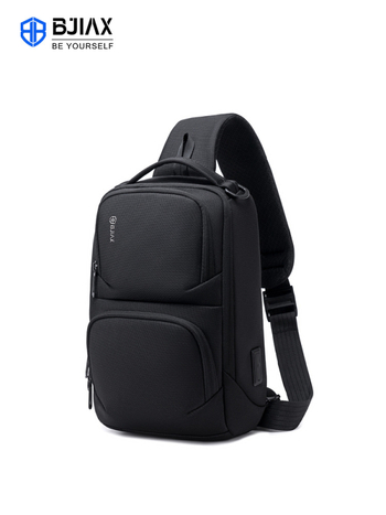 Muška prsna torbica - multifunkcionalna crossbody, najlon, vodootporna, velika kapaciteta, gradski minimalistički stil
