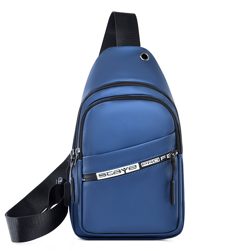 Muška crossbody torba (urban minimalist stil; Oxford tkanina; prozračna; podstava od poliestera; uzorak slova)