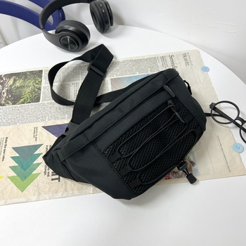 Muška torba za prsa - Ulični stil, Nylon, Za pohranu