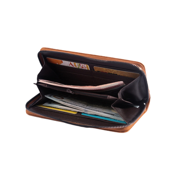 Portofel masculin lung, din PU, ultra-subțire, cu mai multe sloturi pentru carduri, impermeabil, extensibil