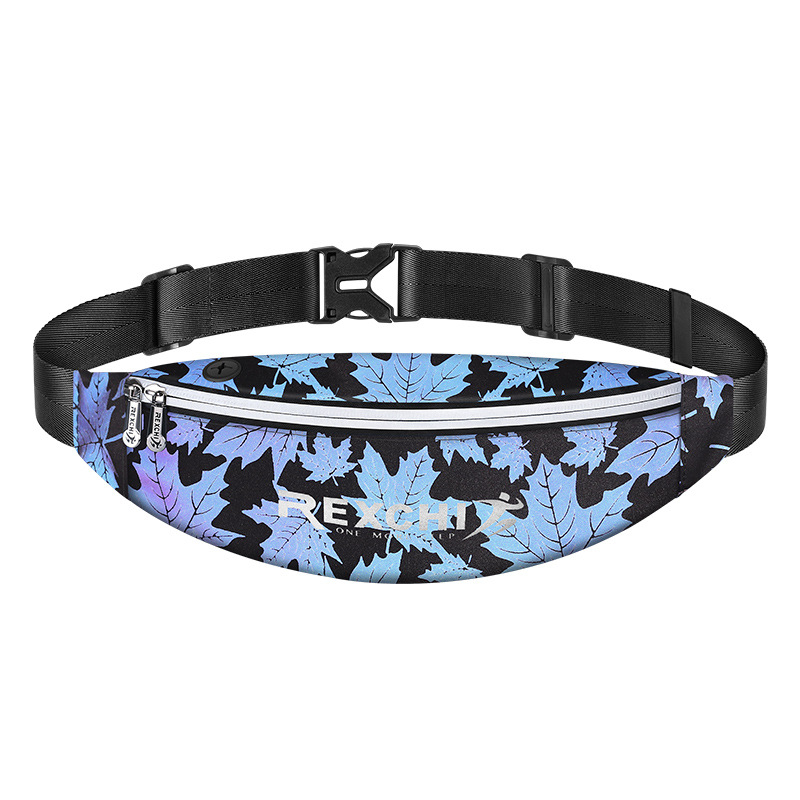 Borsetă talie sport – piele PU, impermeabilă, Rexchi, Unisex, pentru ciclism în aer liber