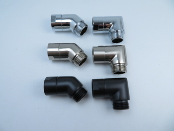 Bakreni kutni adapter za tuš, 135° i 90°, Yong Xin