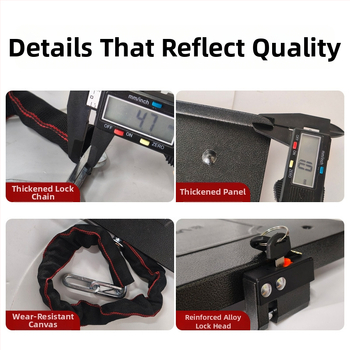 Keyma 508-18 Akkumulátorfedél-zár elektromos járműhöz, rézötvözet acéllemez bevonattal, EV akkumulátor védelem, tömeg 500 g, modern és minimalist stílus