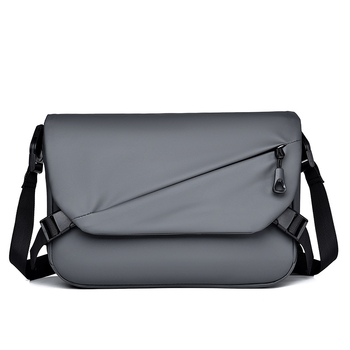 Muška crossbody torba – velikog kapaciteta, Oxford platno, podstava od poliestera, jednobojni uzorak, za poslovna putovanja, proljeće 2025