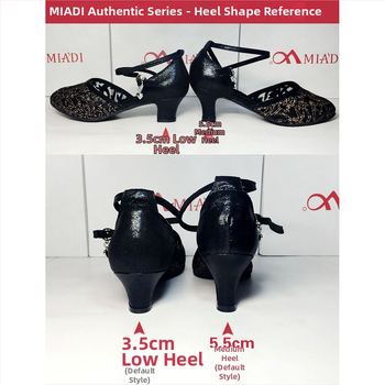 Lanxuan ženske latino plesne cipele, visoka peta, meka potplata, za društvene plesove