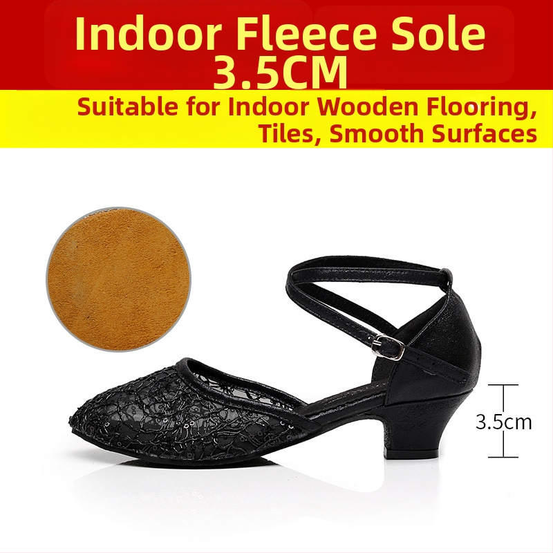 Lanxuan ženske latino plesne cipele, visoka peta, meka potplata, za društvene plesove