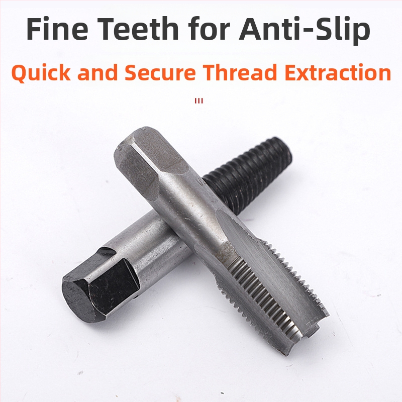 Csőmenet-eltávolító és menetkihúzó szerszám csaptelekhez — magas széntartalmú acél, 0,15–0,45 kg, Márka: Square Purple Source