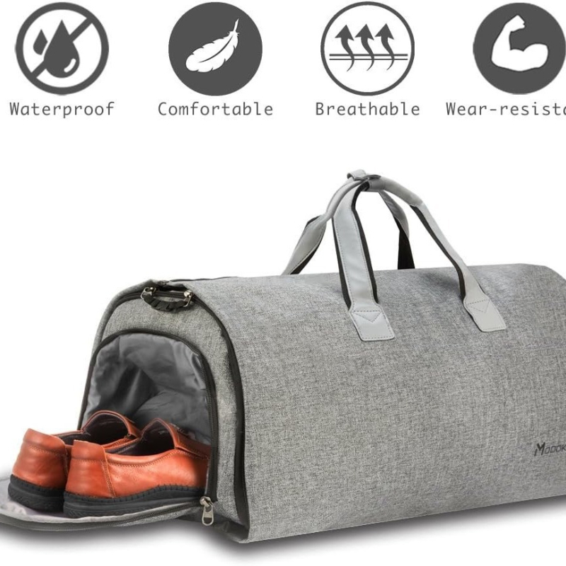 Torba za odlaganje odijela za putovanje – sklopiva, kapacitet 36–55 L, Oxford materijal, vodootporna, urban stil za poslovna putovanja