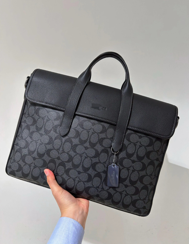 Valódi bőr üzleti aktatáska utazáshoz, első réteg marhabőr, belső bőr belső, letisztult dizájn, 2025 tavaszi kiadás