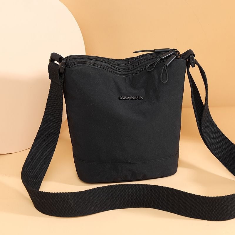 Geantă de umăr pentru bărbați — poliester-cotton; căptușeală: pânză; antibacterian; pentru bărbați; călătorii de relaxare