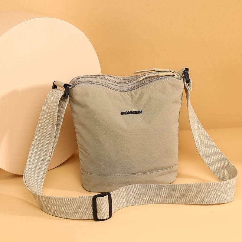 Geantă de umăr pentru bărbați — poliester-cotton; căptușeală: pânză; antibacterian; pentru bărbați; călătorii de relaxare