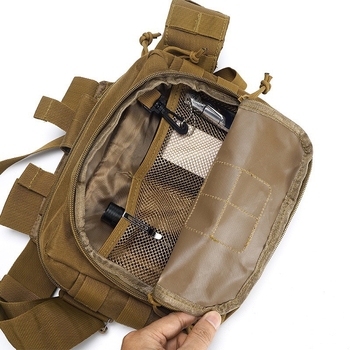 Sportska torbica za struk s otpor­nim Oxford materijalom, unisex, za vanjske sportove, podstava od poliestera