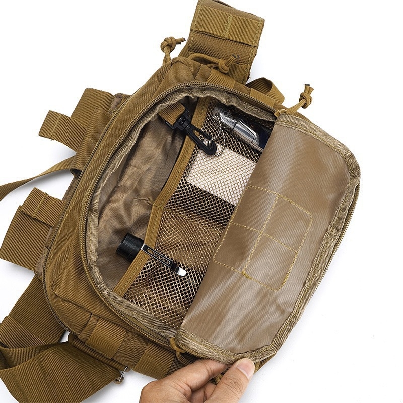 Sportska torbica za struk s otpor­nim Oxford materijalom, unisex, za vanjske sportove, podstava od poliestera