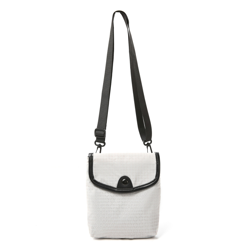 Muška crossbody torba od najlona, vodootporna i ultralaka, prugasti uzorak, podstava od poliestera, za slobodno vrijeme i putovanja