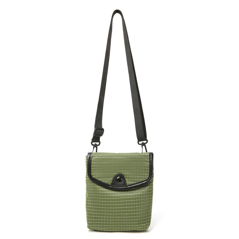 Muška crossbody torba od najlona, vodootporna i ultralaka, prugasti uzorak, podstava od poliestera, za slobodno vrijeme i putovanja