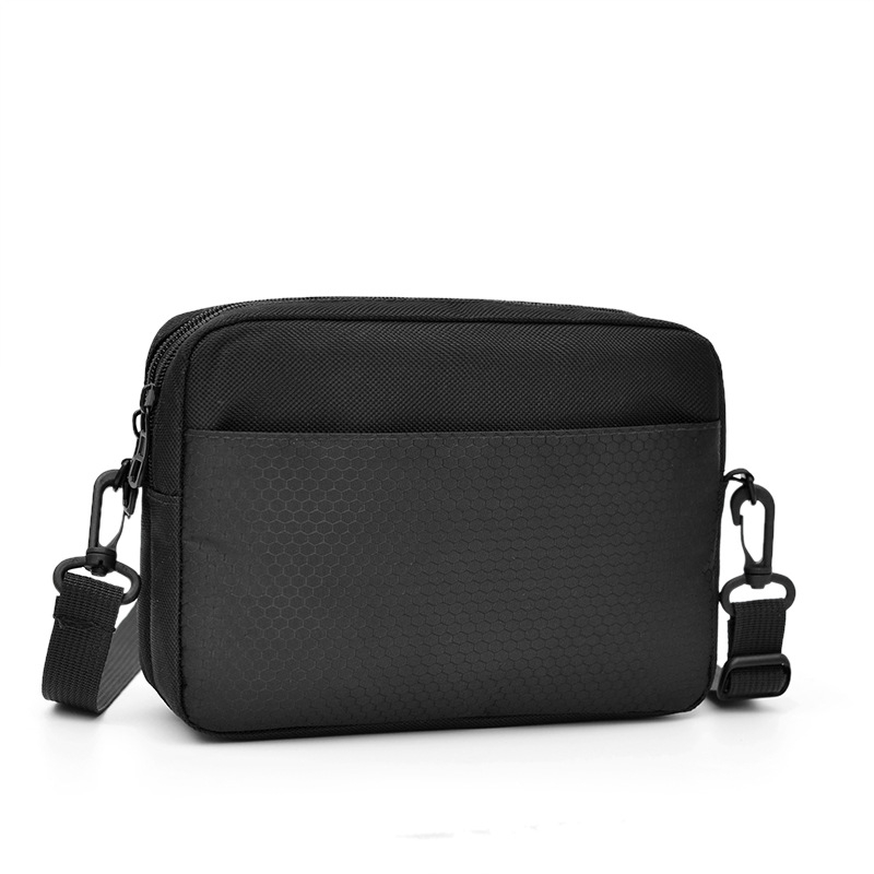 Muška torba preko ramena u Urban Minimalist stilu, Oxford platno, poliester podstava, geometrijski uzorak, kompatibilna sa 8-inčnim prijenosnikom