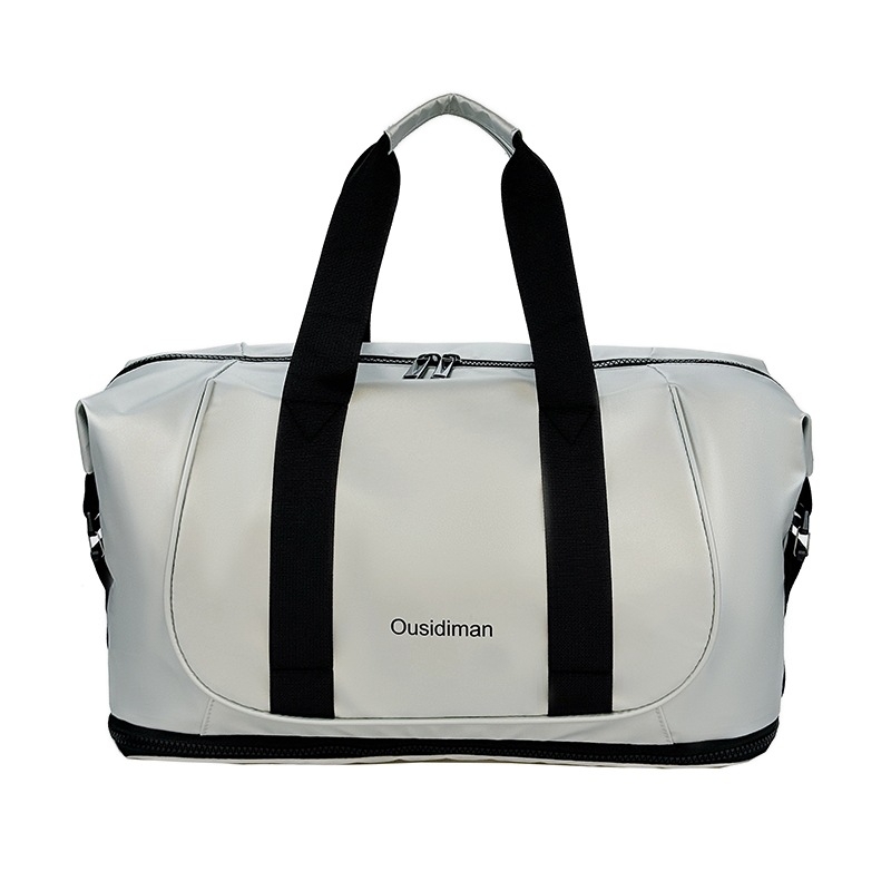 Geantă de călătorie cu capacitate mare pentru escapade scurte, ușoară, impermeabilă, unisex; material PU; căptușeală poliester; volum 20–35 L; funcții: ultra ușoară, protecție a coloanei, separare uscat-umed