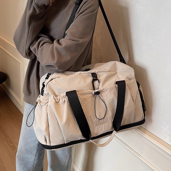 Geantă crossbody de călătorie – stil casual, material Oxford, capacitate extinsă, separare uscat-umed, potrivită pentru călătorii de plăcere