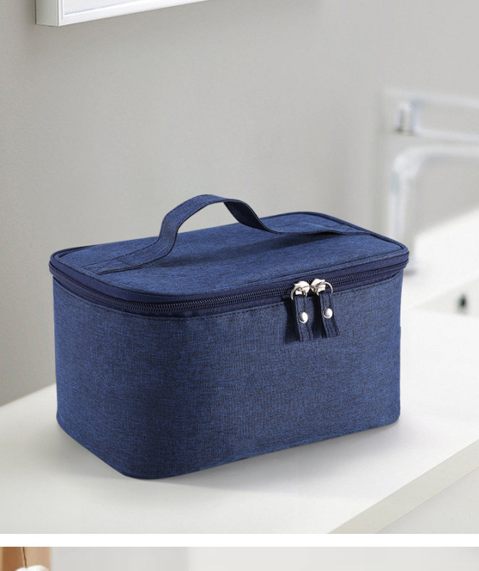 Vodootporna putna torbica za kozmetiku, unisex, od Oxford platna, prozračna, antibakterijska, podstava od poliestera, gradski minimalistički stil
