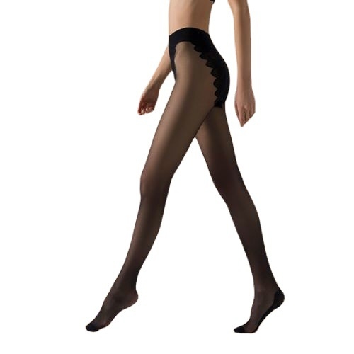 Βελούδινές νάιλον καλσόν – υπερ-λεπτές, 5D denier, bikini gusset, UV προστασία