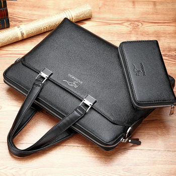 Muška crossbody torba za dokumente — otporna mikrovlakna koža, ultralagana, proširiva, za poslovna putovanja