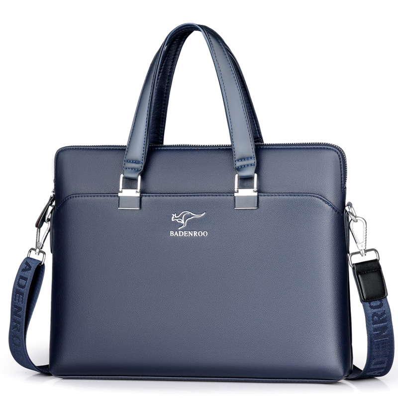 Muška crossbody torba za dokumente — otporna mikrovlakna koža, ultralagana, proširiva, za poslovna putovanja