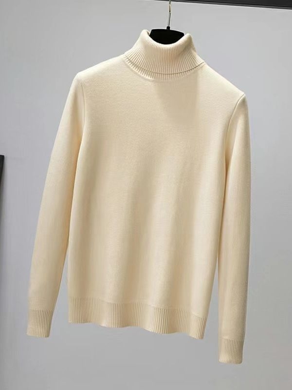 Džemper s visokim ovratnikom, debeli fleece pleteni, geometrijski uzorak, pulover stil, dugi rukavi