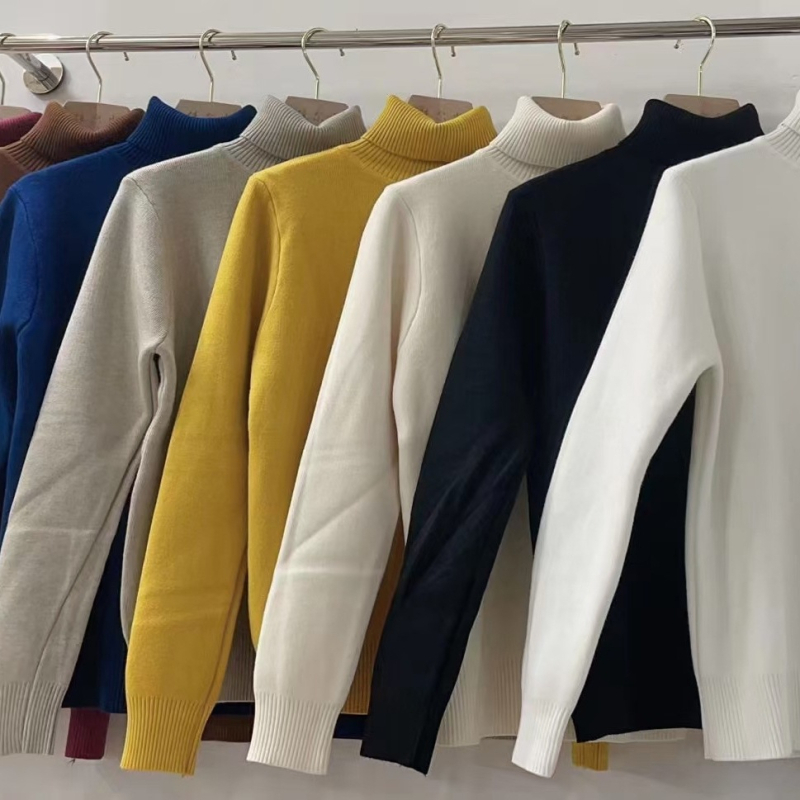 Džemper s visokim ovratnikom, debeli fleece pleteni, geometrijski uzorak, pulover stil, dugi rukavi