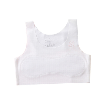 Μπουστάκι-σουτιέν για κορίτσια με ύφασμα ice-silk, ultra-thin molded cups, επένδυση από βαμβάκι, σταθερά διπλά λουριά, αναπνοή στην πλάτη