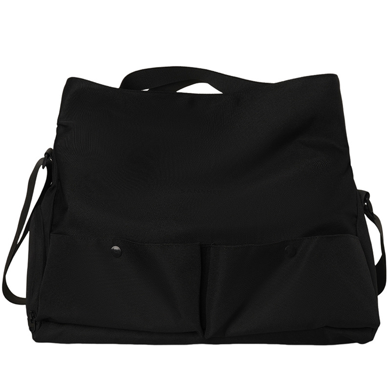 Muška crossbody torba s odjelom za obuće, najlon, odvojeni suhi-vlažni odjeljak, velik kapacitet, ulični stil, svakodnevna torba
