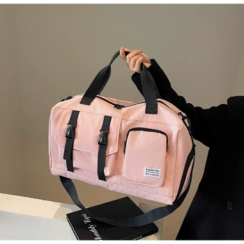 Putna torba s kapacitetom 20–35 L, Oxford platno, otporna na habanje, odjeljak za suho/mokro, podstava od poliester, jednobojni dizajn, unisex