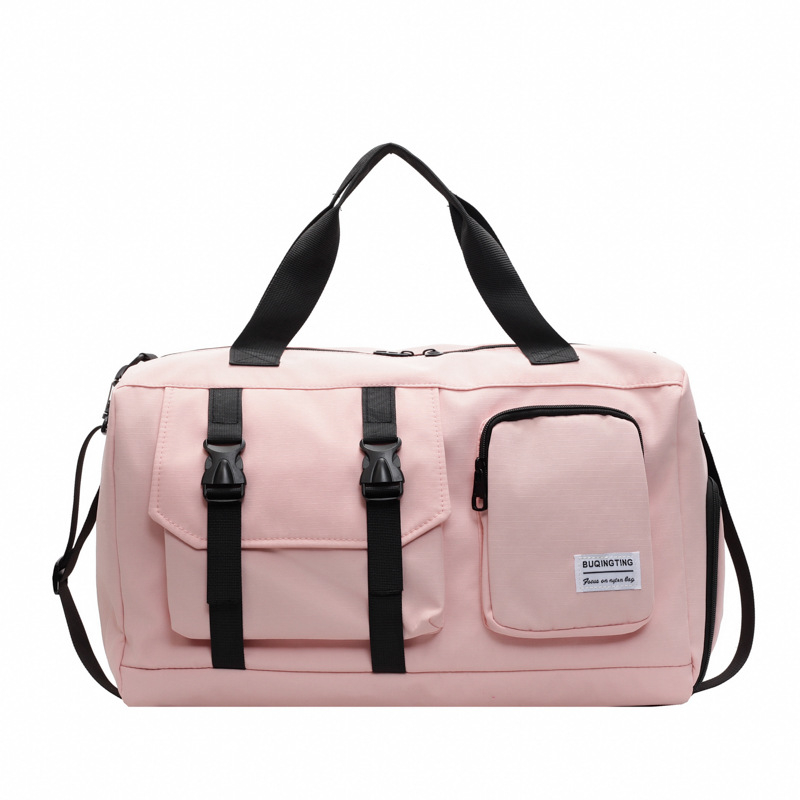 Putna torba s kapacitetom 20–35 L, Oxford platno, otporna na habanje, odjeljak za suho/mokro, podstava od poliester, jednobojni dizajn, unisex
