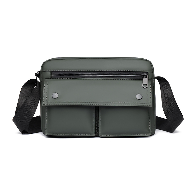 Muška crossbody torba za rekreacijska putovanja - PU materijal, vodootporna, ultra lagana, podstava od poliester-pamuk