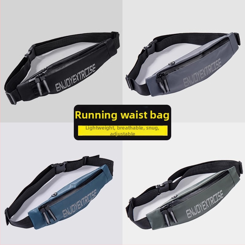 Sportska torba za struk – PU materijal, vodootporna, otporna na habanje, zaštita od krađe, unisex