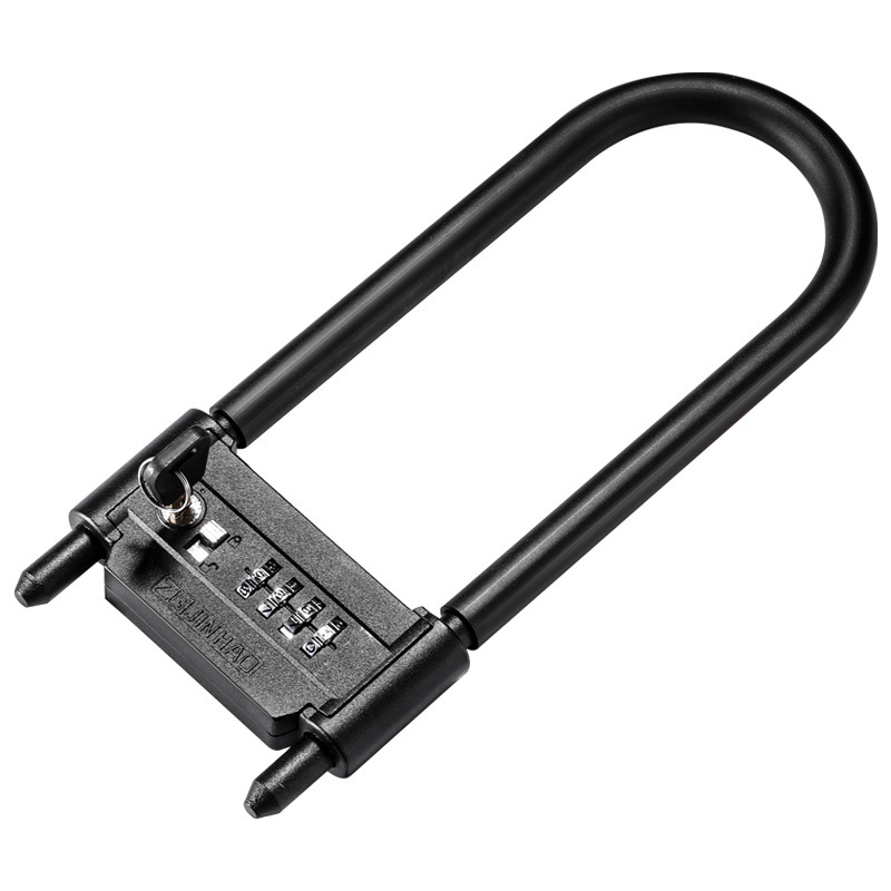 Kućna brava za staklena vrata s kodom i ključem, dvostruko otvaranje, ojačani cilindar klase Super C, kućište od aluminijske legure, debljina šipke brave 4 mm, razmak šipki 80 mm