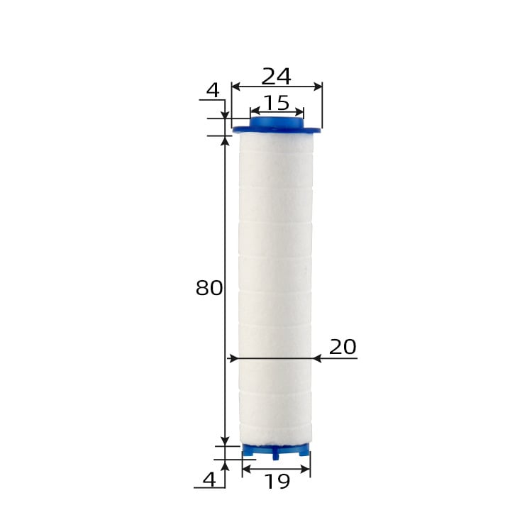 Ντουζ κεφαλή με αρνητικά ιόντα, διακόπτης με ένα κουμπί για διακοπή της ροής, 3 λειτουργίες ρύθμισης ροής, φίλτρο PP βαμβάκι, βιδωτή εγκατάσταση