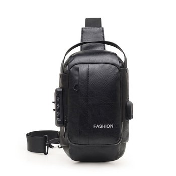 Muška PU kožna crossbody torba – vodootporna, ultralagana, USB sučelje, protiv krađe, otporna na habanje