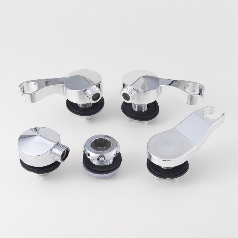 ABS στήριγμα ντους για ενσωματωμένη κεφαλή ντους — μοντέρνος μινιμαλισμός, υποδοχή βρύσης, προσαρμογέας