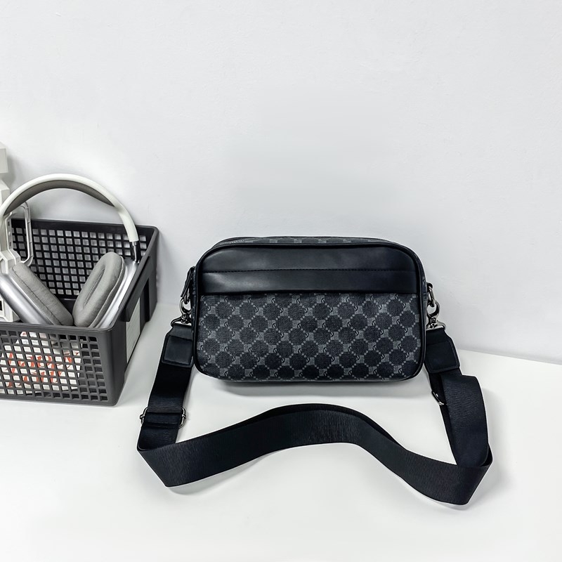 Muška crossbody torba – PU materijal, casual putnički stil, jedinstven dizajn, poliester podstava