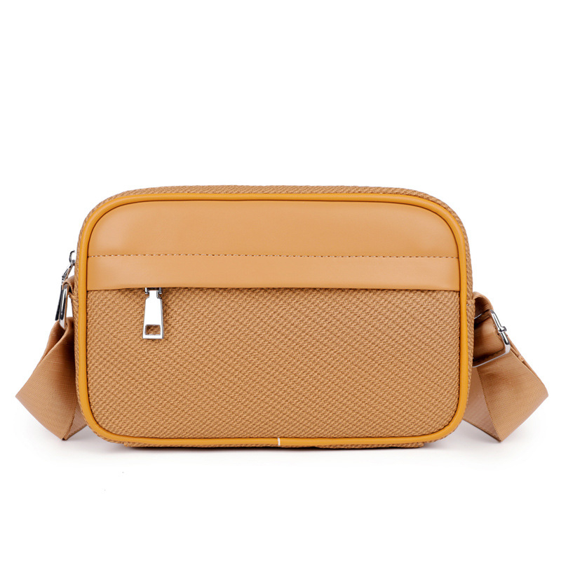 Muška torba preko ramena s PVC vanjštinom, poliesterom podstavom, vodootporna, crossbody dizajn