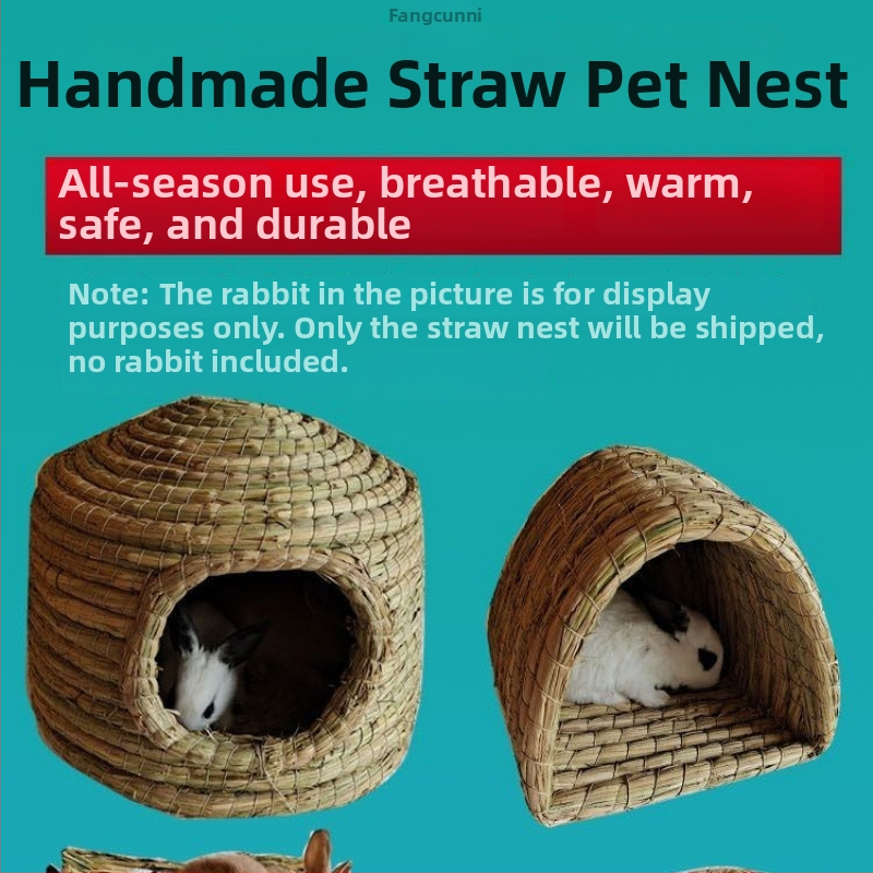 Powerful Merchant Πλεκτό Καταφύγιο και Σπίτι Κατοικίδιων Μικρών Ζώων – Θερμή Χειμερινή Στέγη