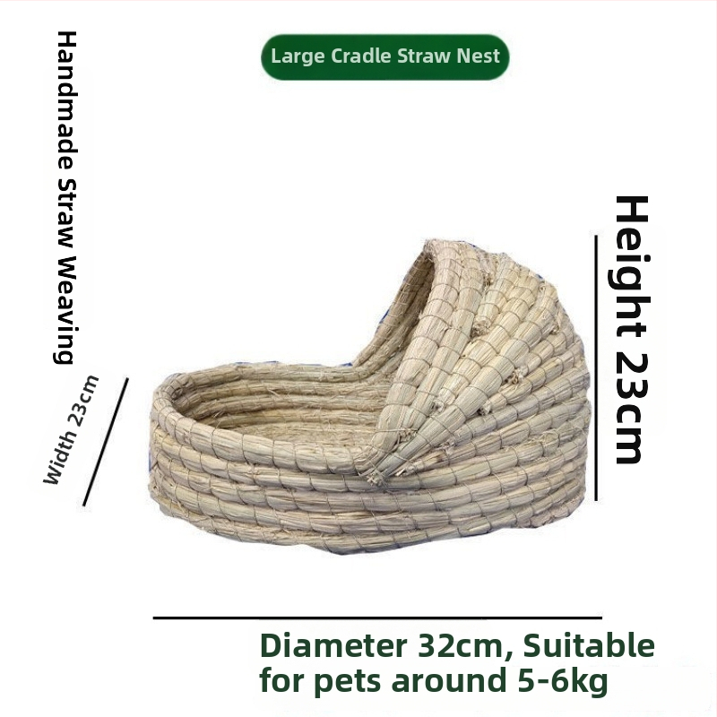 Powerful Merchant Πλεκτό Καταφύγιο και Σπίτι Κατοικίδιων Μικρών Ζώων – Θερμή Χειμερινή Στέγη