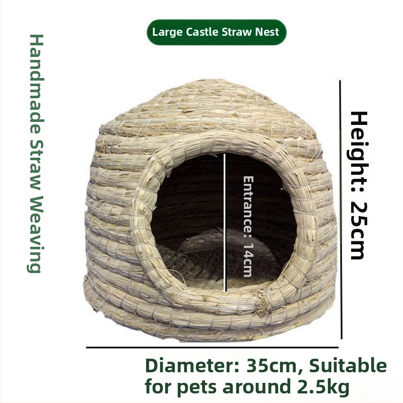 Powerful Merchant Πλεκτό Καταφύγιο και Σπίτι Κατοικίδιων Μικρών Ζώων – Θερμή Χειμερινή Στέγη