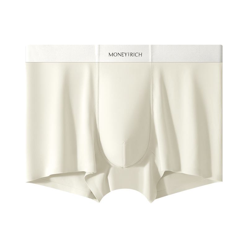 Férfi seamless boxer briefs – lélegző, antibakteriális, nylon kötött anyag, ágyéki bélés regenerált cellulóz rosttal, középmagas derék