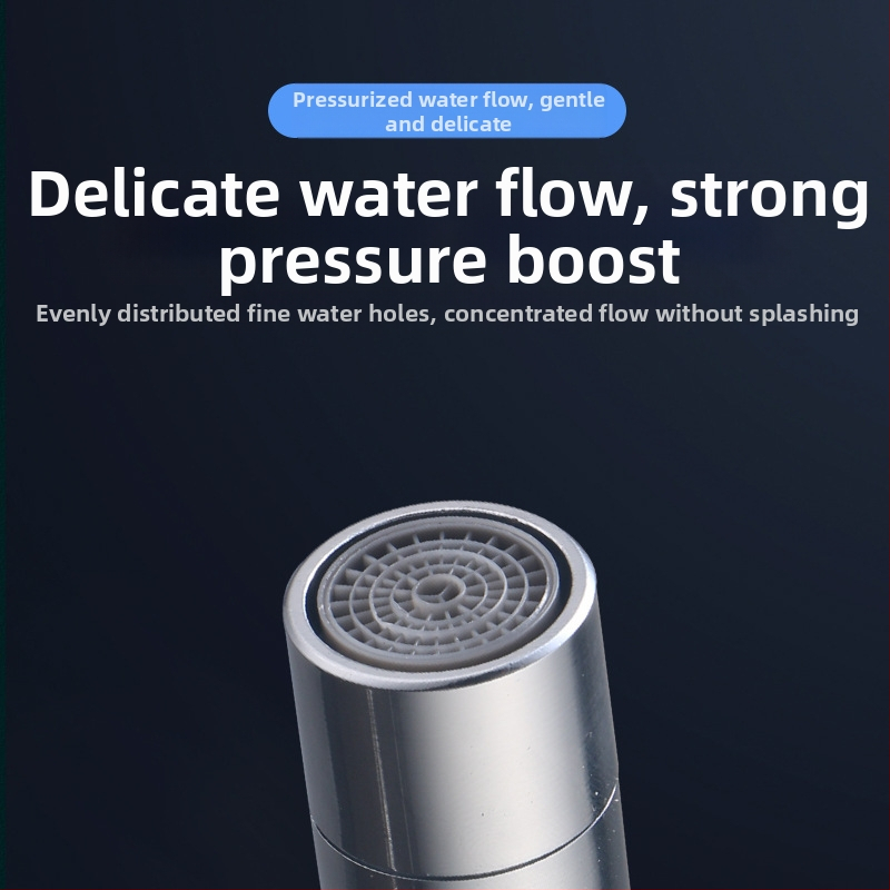 Kuchynská výstreková hlava s univerzálnou tryskou, vonkajšie predĺženie, otáčanie v tvare L 720°, meď, elektrolytická úprava, jednoduchá montáž skrutkou, ovládanie jednou rukou