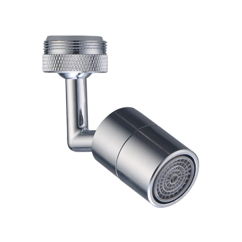 Kuchynská výstreková hlava s univerzálnou tryskou, vonkajšie predĺženie, otáčanie v tvare L 720°, meď, elektrolytická úprava, jednoduchá montáž skrutkou, ovládanie jednou rukou