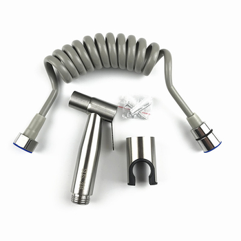 Σετ πιστόλι ψεκασμού τουαλέτας από ανοξείδωτο ατσάλι 304, Λειτουργία: Βροχή, Μοντέλο FXQ-LS1118, Θερμοκρασία λειτουργίας 0–90°C, Ονομασική πίεση 0,8 MPa